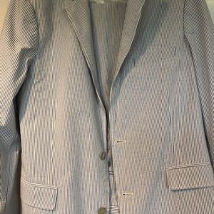 Mens Seersucker Suit